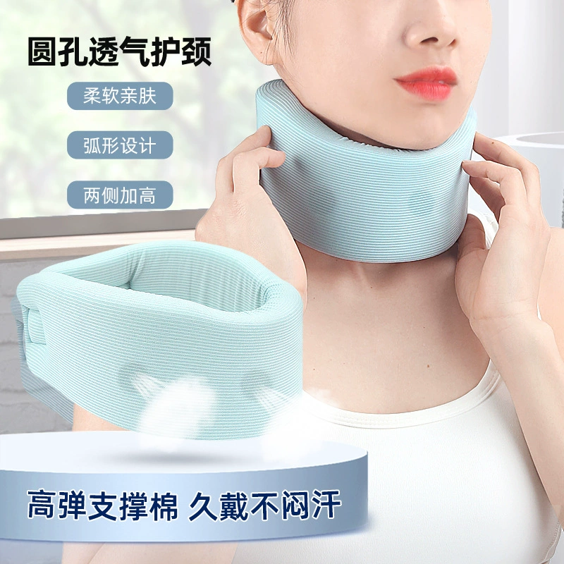 Губка для защиты шеи Встроенная дуга с круглым отверстием Дышащая защита для домашнего офиса Холодный ветер Защита от бантов Защита шеи Защита для шеи