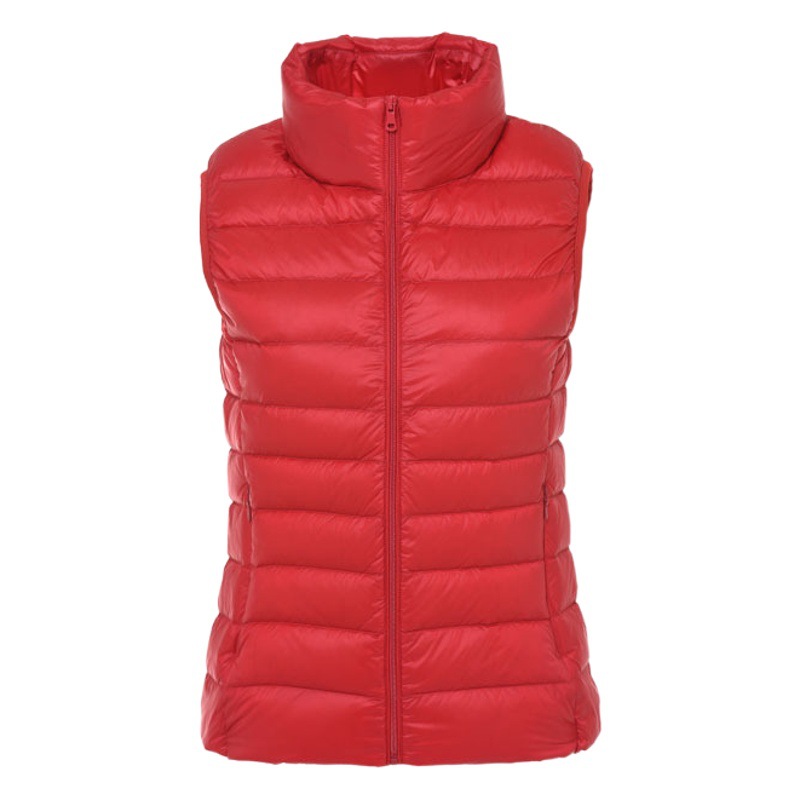 Down Vest Women's Short Down Vest Women's Light Down Vest Women's Winter Down Waistcoat Women's Outer Wear Coat