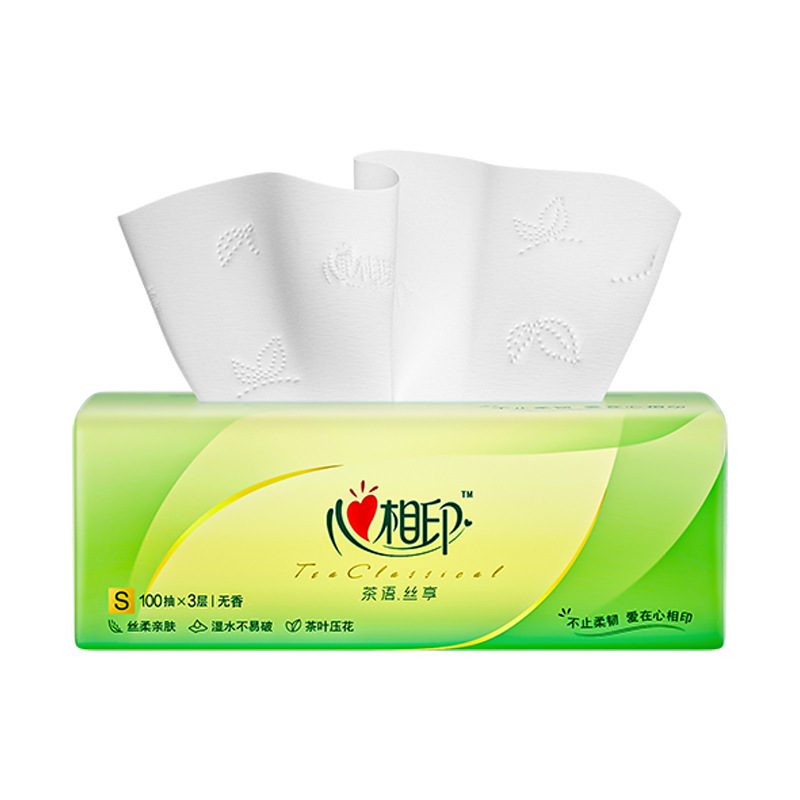 心相印茶语丝享抽纸8包家庭装纸巾家用卫生纸实惠一件代发包邮|undefined