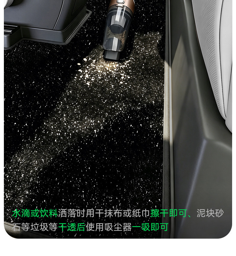 Suitable for the New Zeekr 009 Floor Mats, Starry Sky Carpet Surface, 26 Types of Car Interior Modification Accessories, Trunk Mat