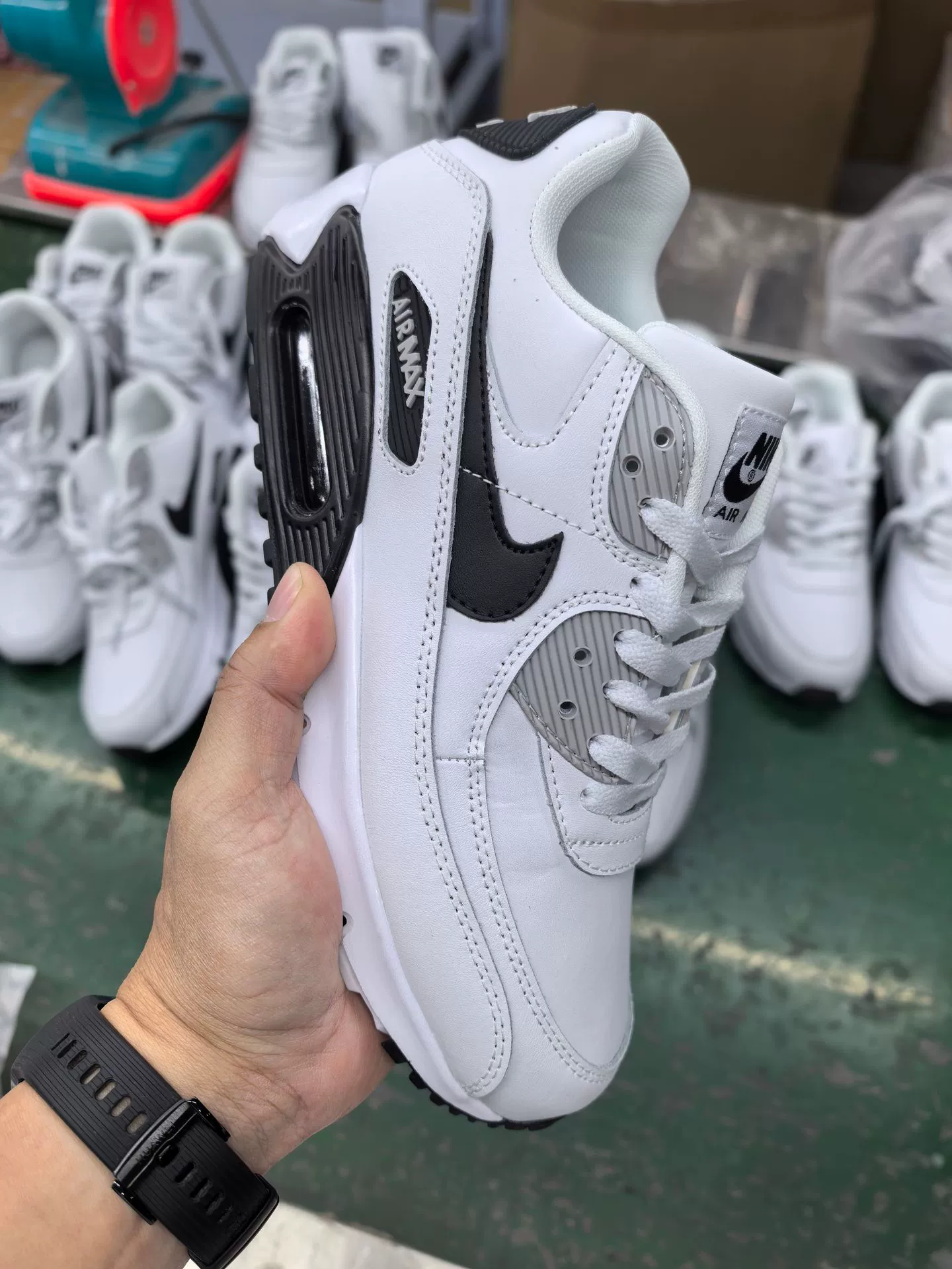 Кросс-граничная внешнеторговая Путянь обувь Air Max90 воздушная подушка сетчатые повседневные спортивные кроссовки европейский стиль высокий уровень спортивной обуви
