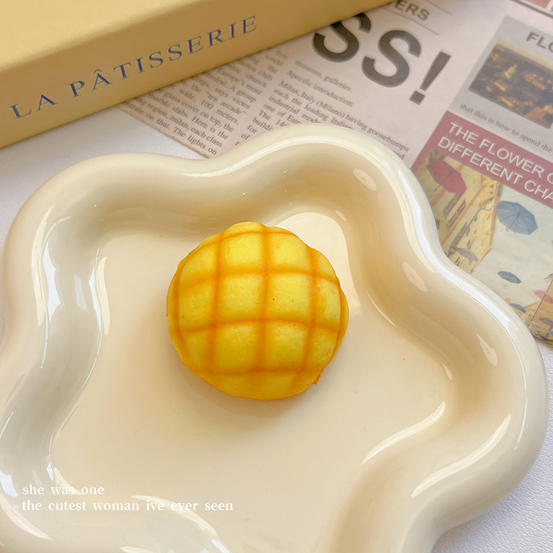 파인애플 빵 머리핀