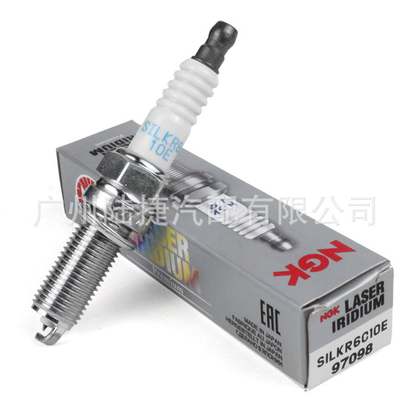 Cross-Border Wholesale Ngk Iridium Platinum Spark Plug 97098Silkr6C10E Dual Platinum Suitable for Kia Iridium Spark Plugs