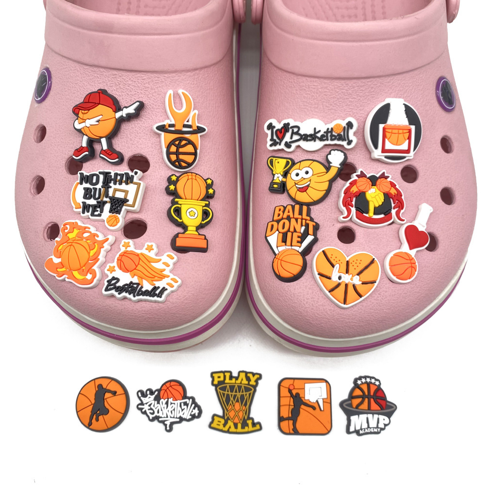 Sports basketball Crocs-style slippers