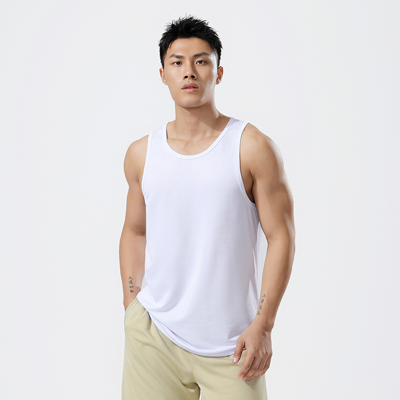 Nuevo chaleco transfronterizo de verano para correr deportes fitness de secado rápido chaleco suelto sin mangas chaleco de baloncesto americano