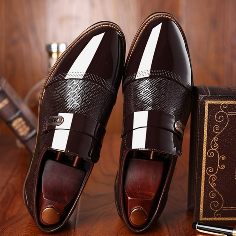 Chaussures de soirée imperméables en cuir suédé Derby formel pour femmes_voghion.com