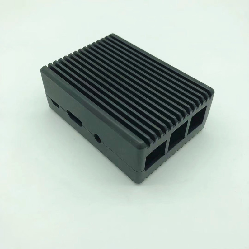树莓派金属3代外壳Raspberry Pi 3B 3b+铝合金盒子3b被动散热壳