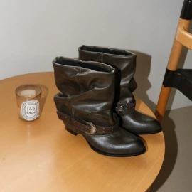 女式皮靴;女式时装单鞋;乐福鞋