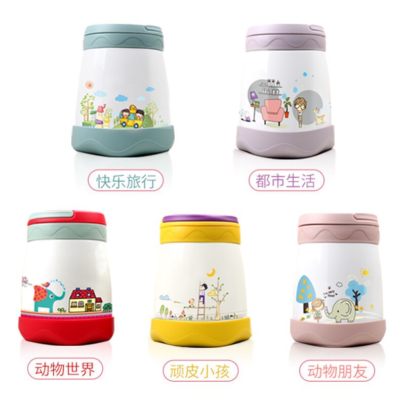 304 Stainless Steel Insulated Bucket, Portable Breakfast Porridge Bucket, Soy Milk, Oatmeal, Yogurt Cup, Soup Cup, Mini Lunch Box Wholesale