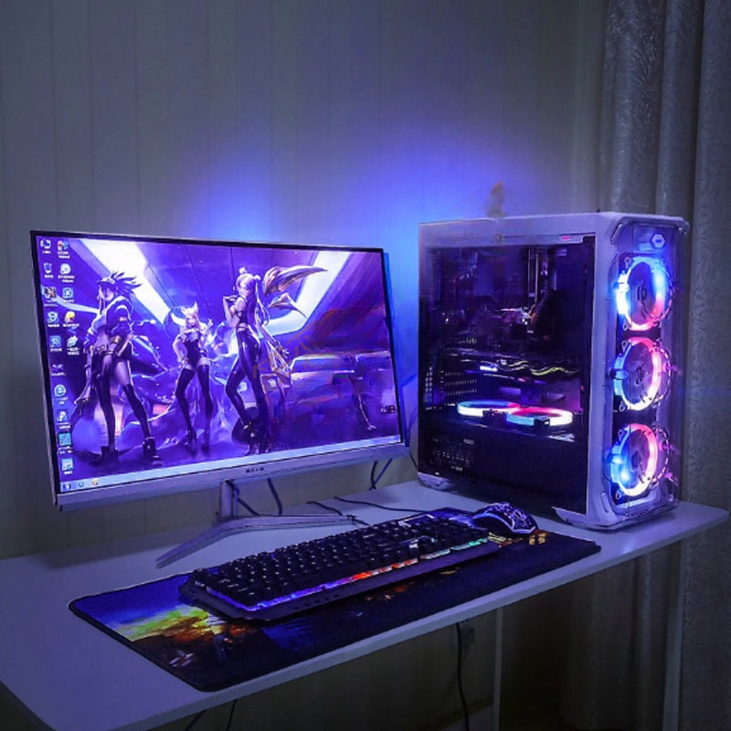 32inch Curved Screen Assembled Desktop Computer Complete Set High Configuration Anchor Student Version E-Sports Game Cheap