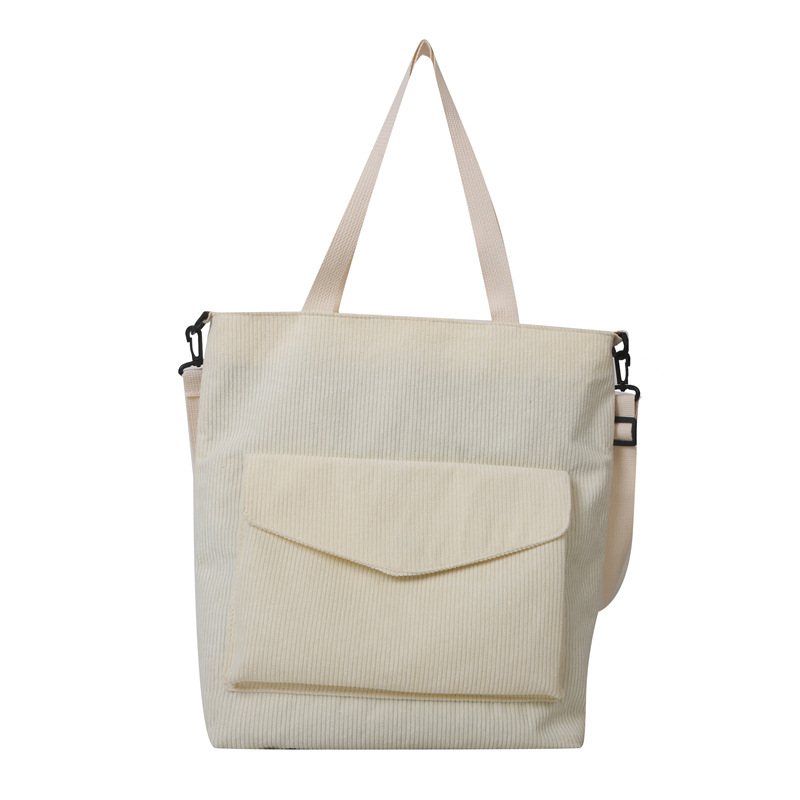 Bolsa de hombro de lana, bolsa de personalidad, bolsa de mano coreana de gran capacidad, bolsa de mano retrógrada simple