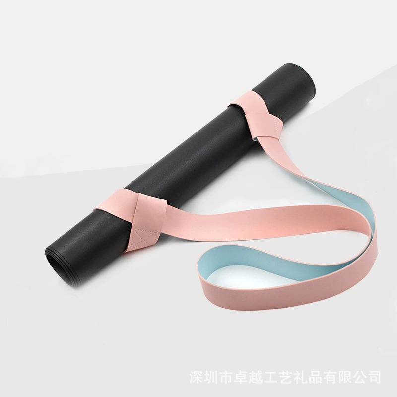 В наличии Коврик для йоги Кожаная лента Коврик из искусственной кожи Бандажная веревка Регулируемый ремешок для йоги Многоцелевая задняя веревка