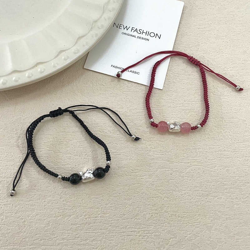 Sophisticated ethnic woven cute round beads