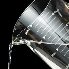MJ43新疆批发带刻度量杯家用微波炉耐高温玻璃杯水杯手柄儿童牛奶