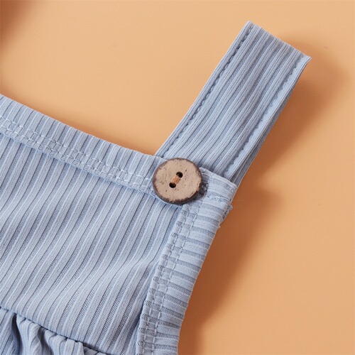 Summer Girls Baby Solid Color Pretty Candy Color Tank Top Baby Crawling Suit