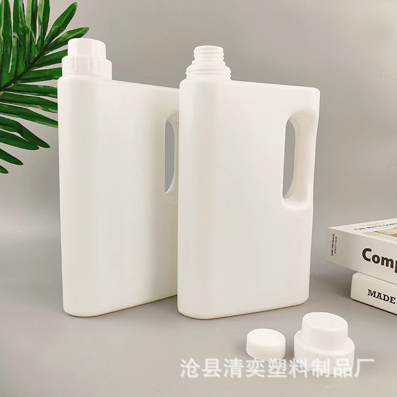 2lプラスチック角型洗濯液瓶hdpe柔軟剤洗濯液空缶漂白剤空缶|undefined