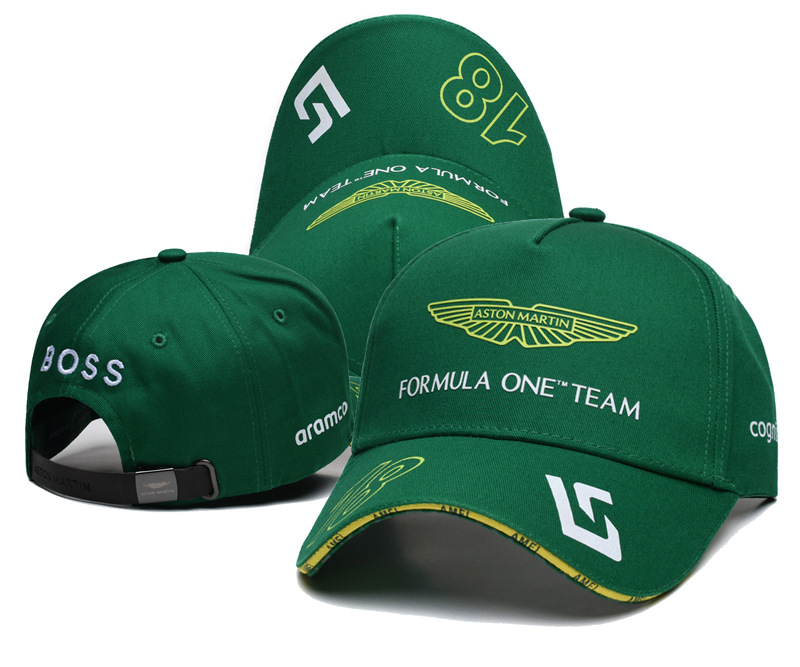 2024 nuevo estilo transfronterizo negro techo duro Red Bull League fan gorra de béisbol sombreado protector solar hombres y mujeres estilo bordado de moda