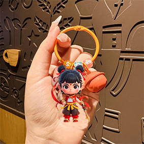 Luo CP Nezha 2 魔童の海の騒ぎ漫画アニメーション高価値チェーン Nezha Ao Bing スクールバッグフラットペンダントその他のケーキ|undefined