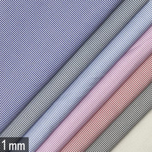 1mm全涤色织条提花条纹面料 牙签条衬衫条纹布里布口袋辅料
