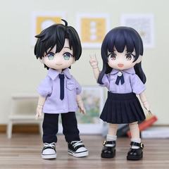 O.b.11ベビー服タイランド学生服セットカレッジスタイルシャツ長ズボン服gscmolly12分bjd人形