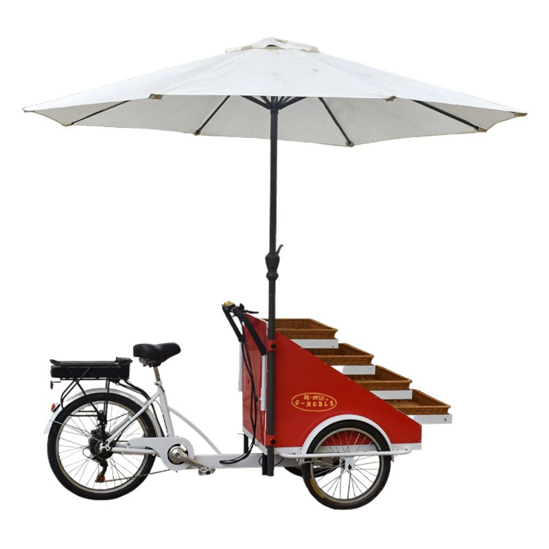 Onabo O-NOBLE продажа овощей и фруктов автомобильный киоск перевернутый трехколесный велосипед