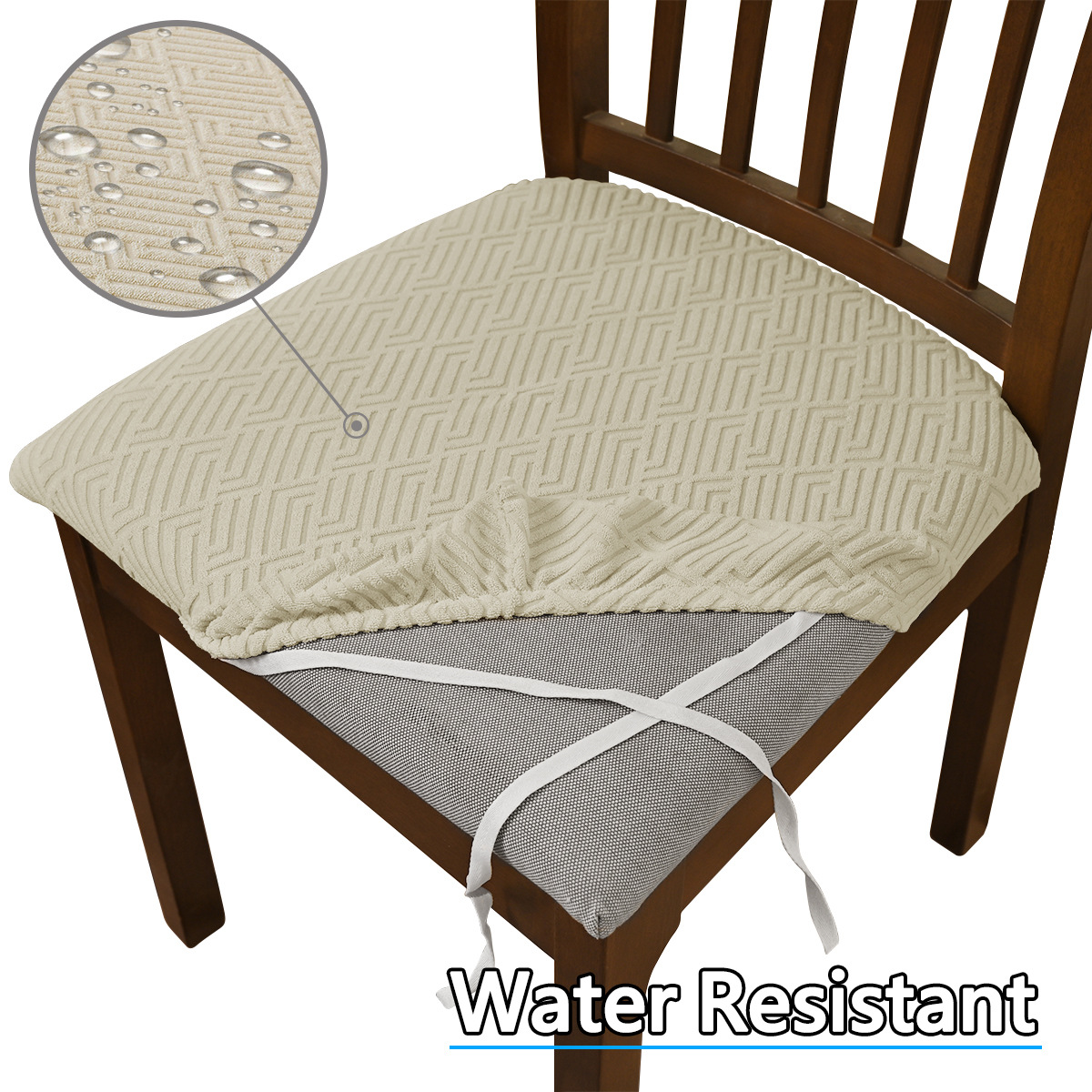 Nuevo juego de banco de laberinto impermeable jacquard transfronterizo con cuerda general anti-agarre de gato funda de cojín de asiento de hotel SHEIN emitida en nombre de