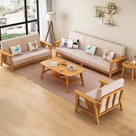 实木床;餐桌;餐椅