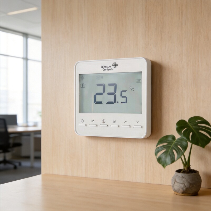 Johnson Central Air Conditioning Proportional Adjustment Digital Display Heating and Cooling Two-Pipe Four-Pipe Water Heating Thermostat T7200-Tf Johnson Central Air Conditioning Proportional Adjustment Digital Display Heating and Cooling Two-Pipe Four-Pipe Water Heating Thermostat T7200-Tf