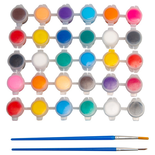 Children's Plaster Doll Coloring Pigment Sticks, Kindergarten Student 12-Color Set, 6-Piece Painting DIY Acrylic Paint