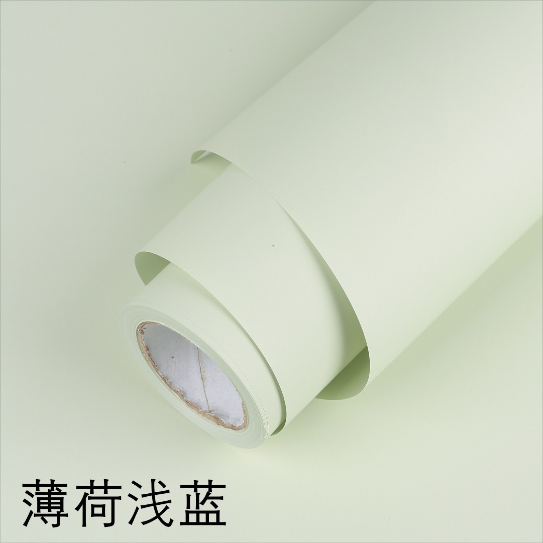 Material de embalaje floral 7.8s color sólido mate mate mate mañana niebla OPP rollo papel de embalaje de flores diy floristería papel de embalaje de ramo