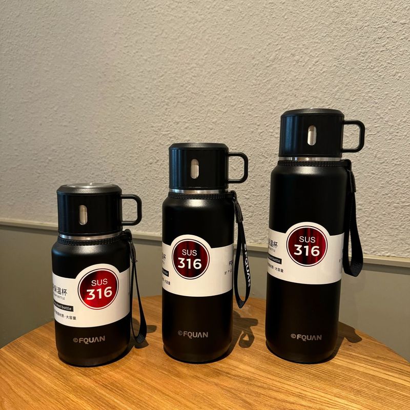 保温カップ大容量男女316ステンレス蓋付き泡茶カップ新型高颜値携帯学生カップ|undefined