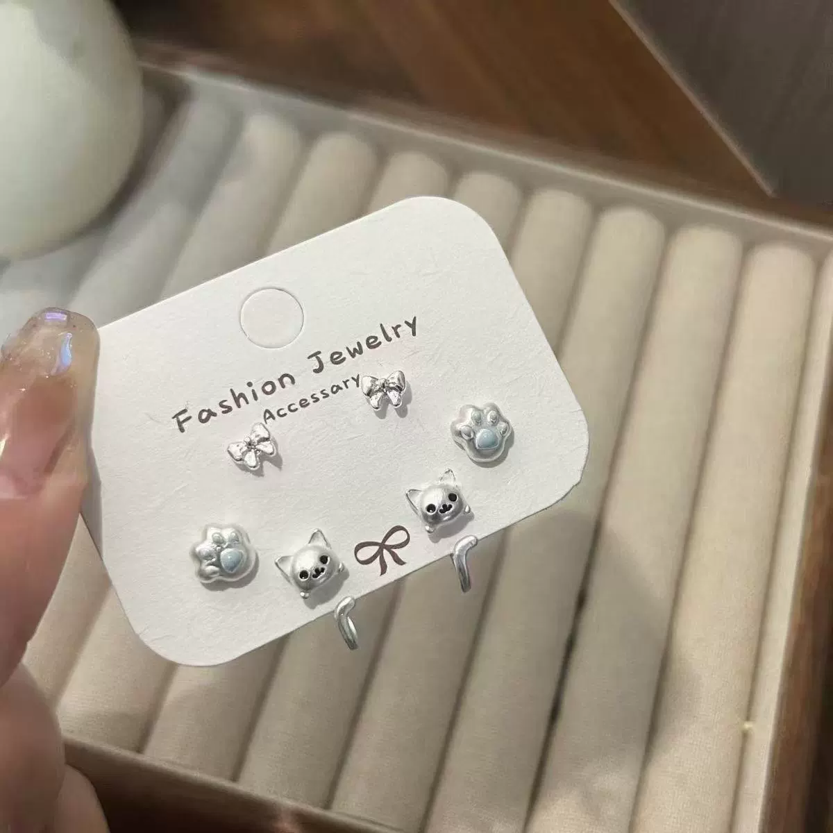 earrings korean style metal set — simple elegant designs, lightweight 0.006 kg