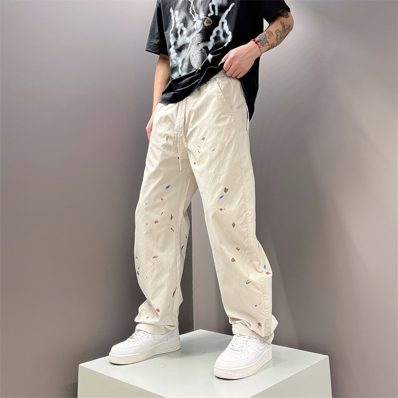 Herren Jeans Im Loose Fit High Street Stil Robuste Freizeithose_voghion.com