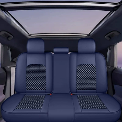 new model rear seat cushion — Seat cushion, seat cover - blue-ice-silk-rear-seat