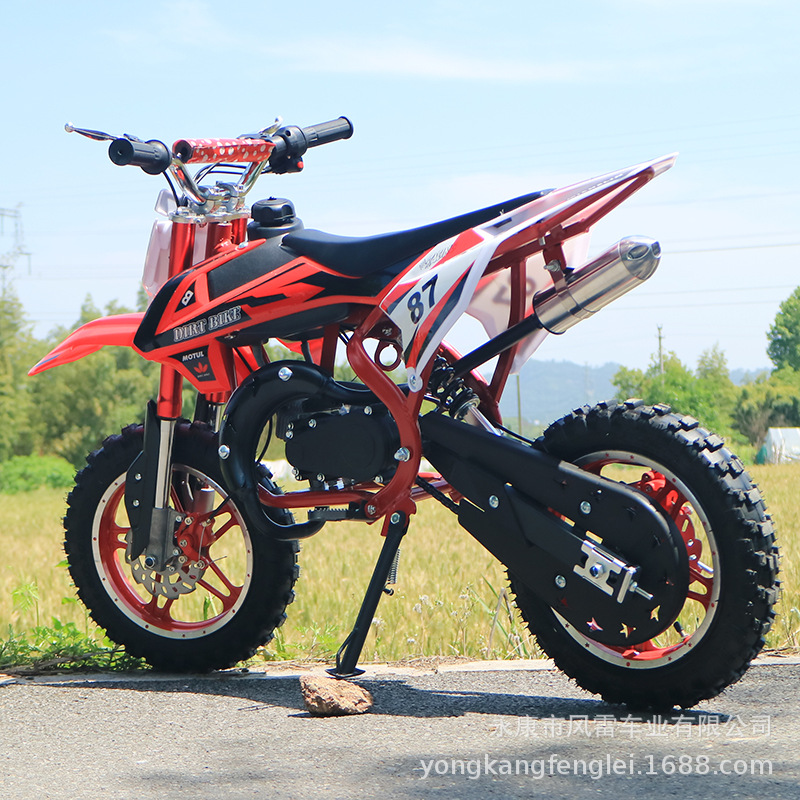 Mini Moto Todoterreno Infantil de Hierro y Plástico con Transmisión Automática para Niños Mayores de 12 Años