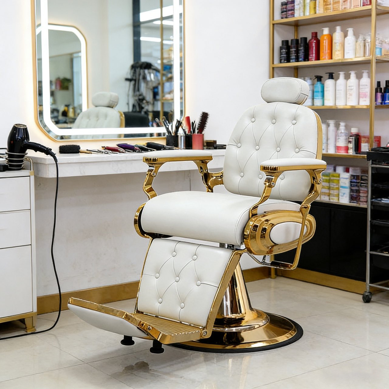 Barber transfronterizos silla de barbería para hombres silla de barbería especial salón de barbería silla de afeitar elevación image 13