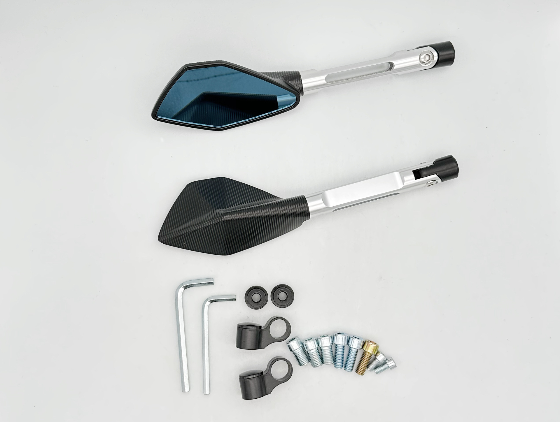 Universal Motorcycle Rearview Mirror Modification, Personalized Mirror, Side View Mirror, Reversing Aid, Cross-Border Hot Selling