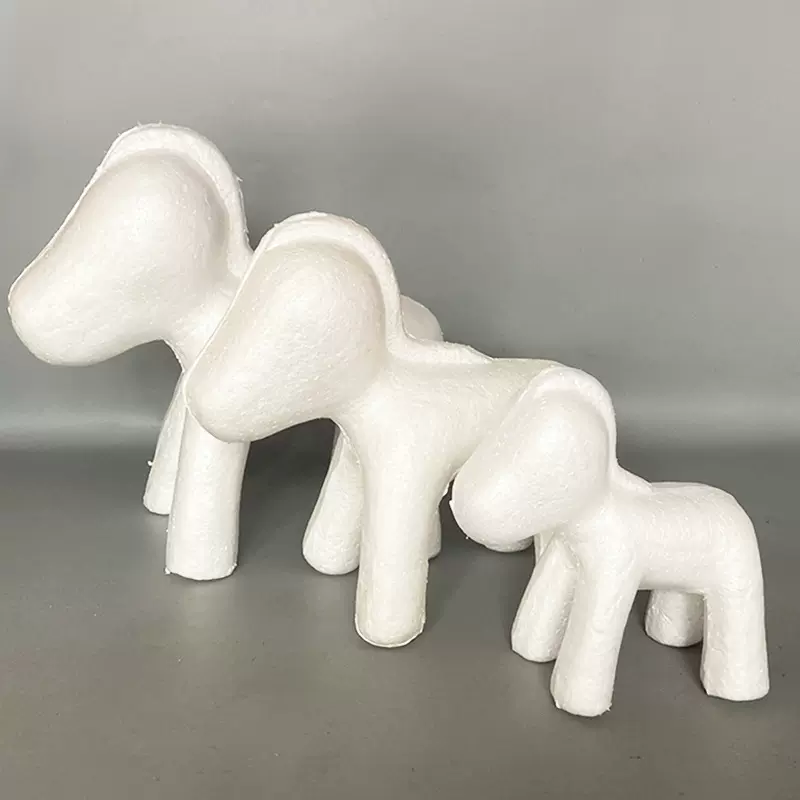 厂家直销独角兽胚泡沫熊白胚加固模具手工DIY模型材料定制