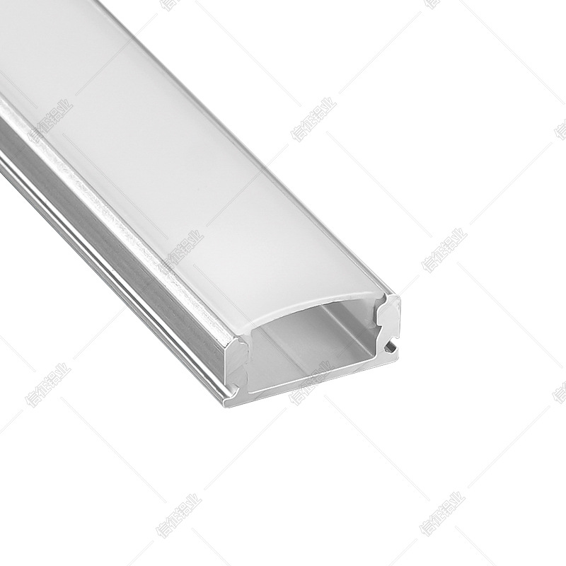 Cinturón de lámpara de línea incrustada clara barra de lámpara led canal de lámpara aleación de aluminio tipo u decoración de aluminio acrílico canal de aluminio