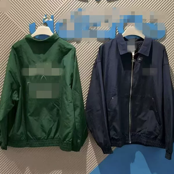 Spring and Autumn Jacket for Men 2026 New Style with Large Logo on the Back and Turn-Down Collar Kc0135