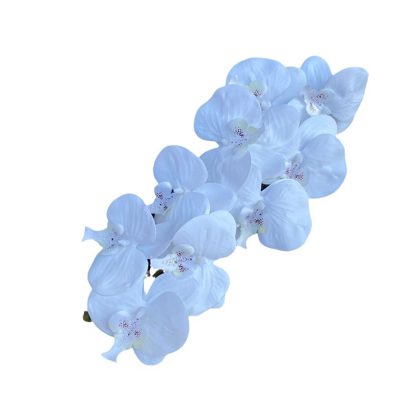 9 orquídeas de mariposa 3D simulación de flores de película de sensación de mano flores falsas bodas en el hogar arreglos florales bodas decoración de flores
