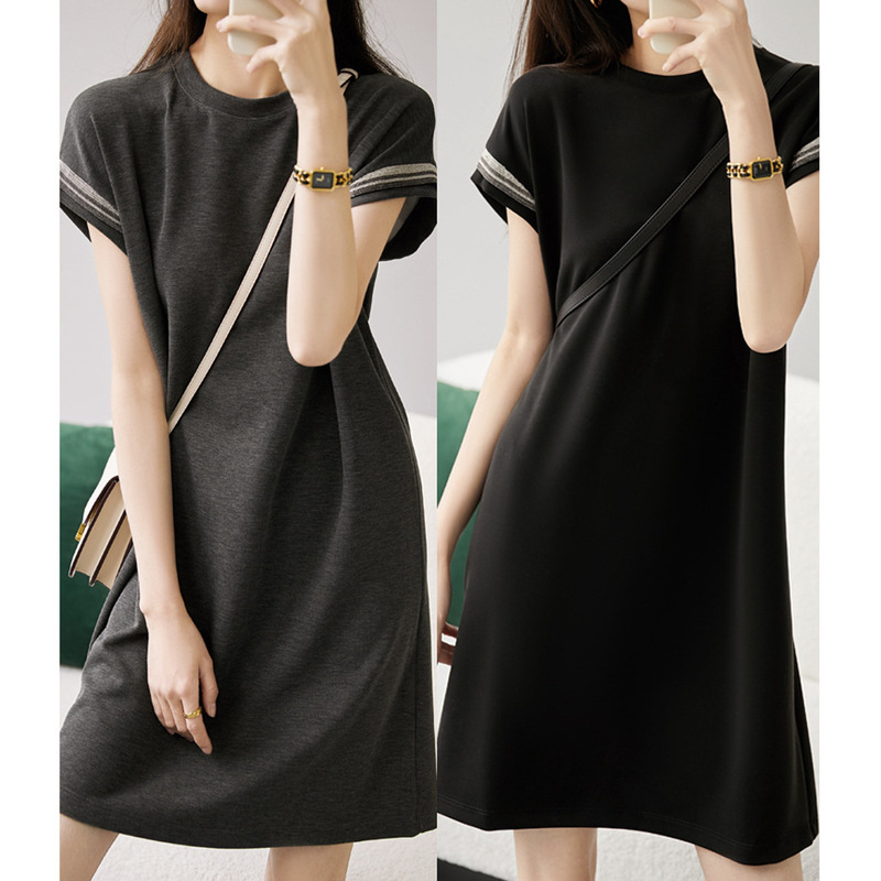 Airy Vest Dress, High-End Little Black Dress, 2026 New Women's Summer Fashion, Short-Sleeved French-Style Summer Outfit