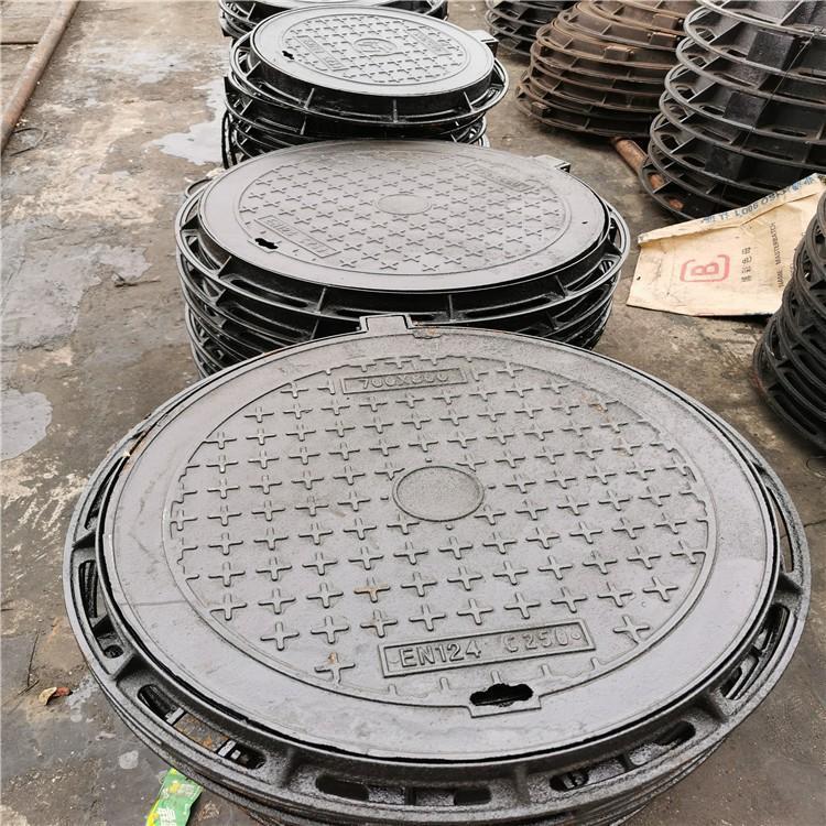 球墨铸铁井盖 六防 可调式 污水雨水圆形方形井盖 污水检查井井盖