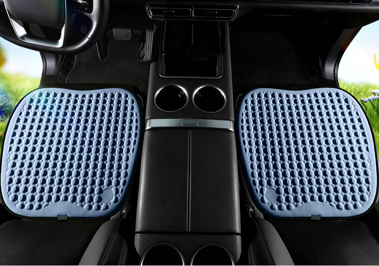 Summer New Cold Gel Car Seat Cushion Cold Breathable Office Chair Cushion Cold Sense Silicone Pad Large Truck Ice Pad