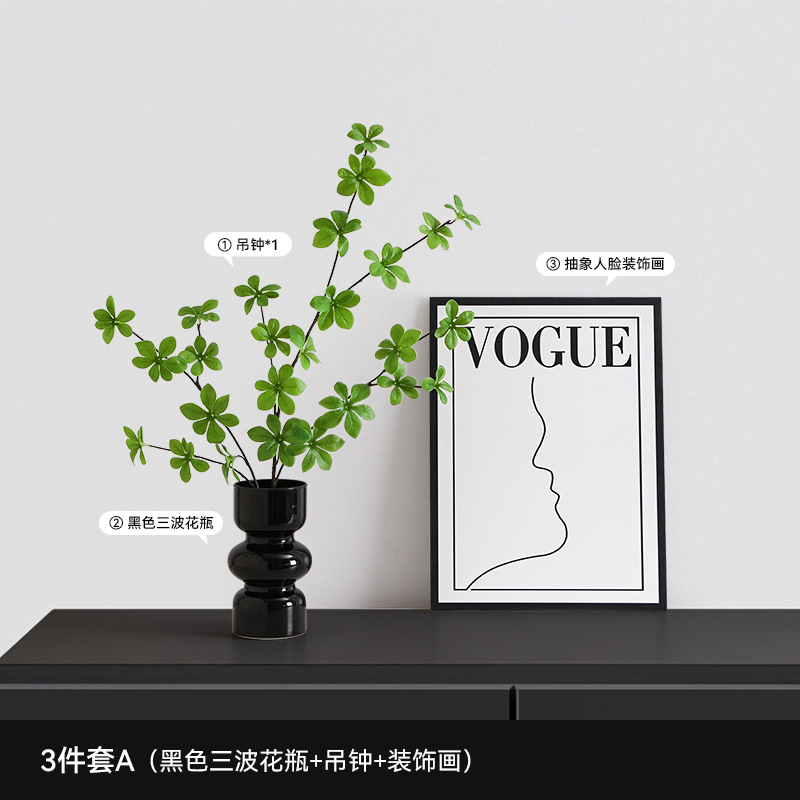 Entrar en el hogar decoración de puerta de entrada moderna alta sensación de sala de estar hogar escritorio TV comedor armario zapatos nicho decoración suave