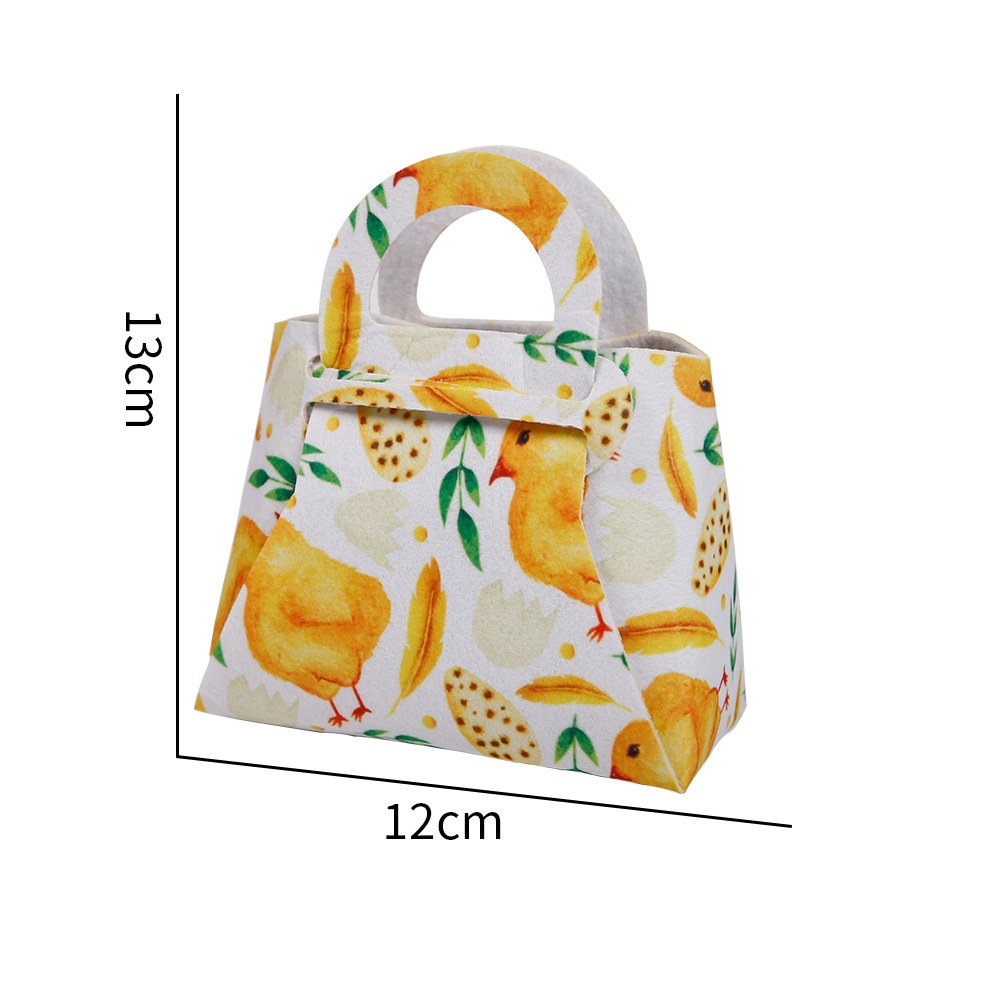 New Easter Rabbit Carrot Handbag DIY Handmade Party Decoration Gift Candy Bag_voghion.com