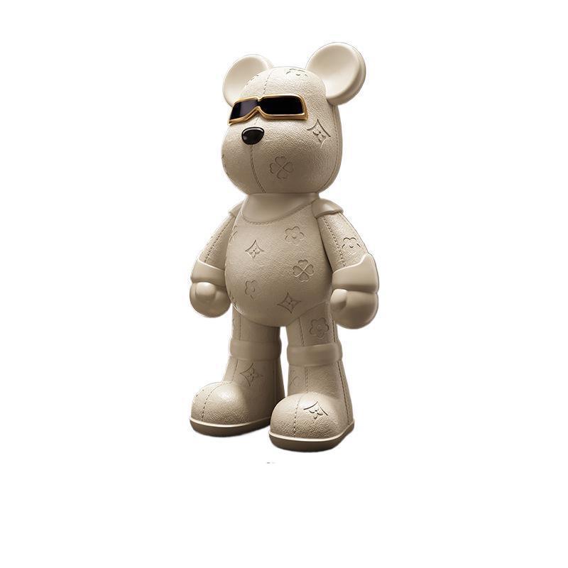 Pwen Violent Bear 大型床置き装飾品リビングルームテレビキャビネットの隣の家の装飾新築祝いギフトライト高級|undefined