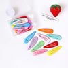 The new night light pentagram hair clip baby candy color clip a box of 10 installed physical store night market booth jewelry