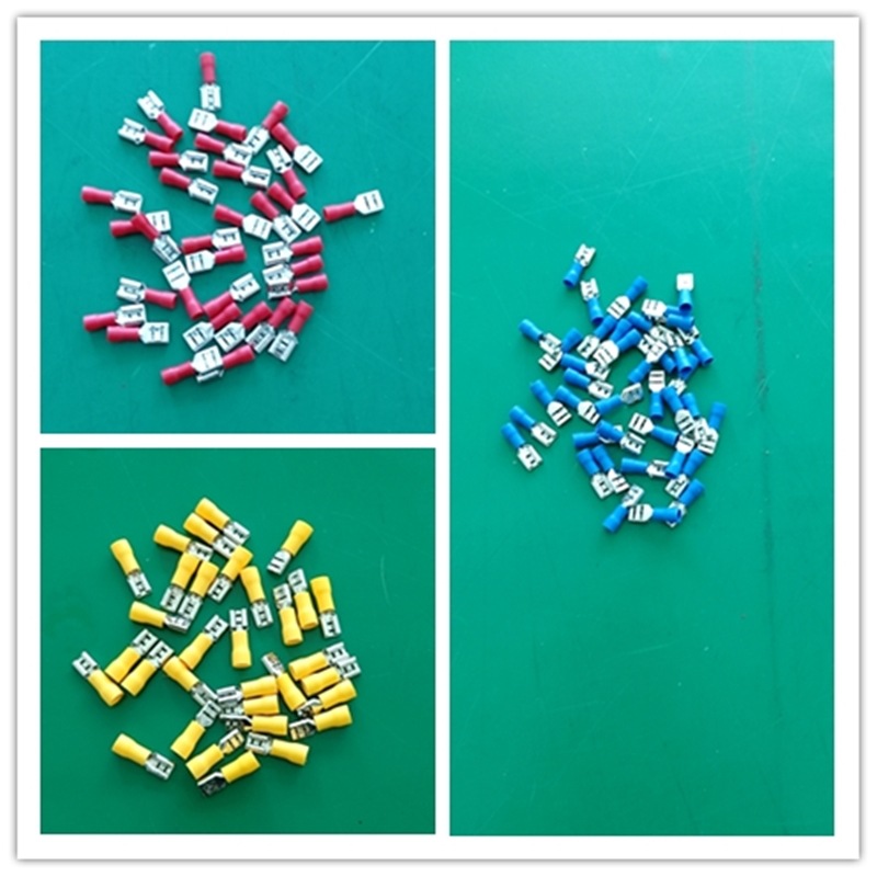 FDD1.25/2/5.5-110/187/250铜插簧冷压接线端子2.8/4.8/6.3mm线耳