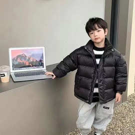 巴拉巴拉童装羽绒服男童韩版加厚工装冬季宝宝洋气新款儿童外套面